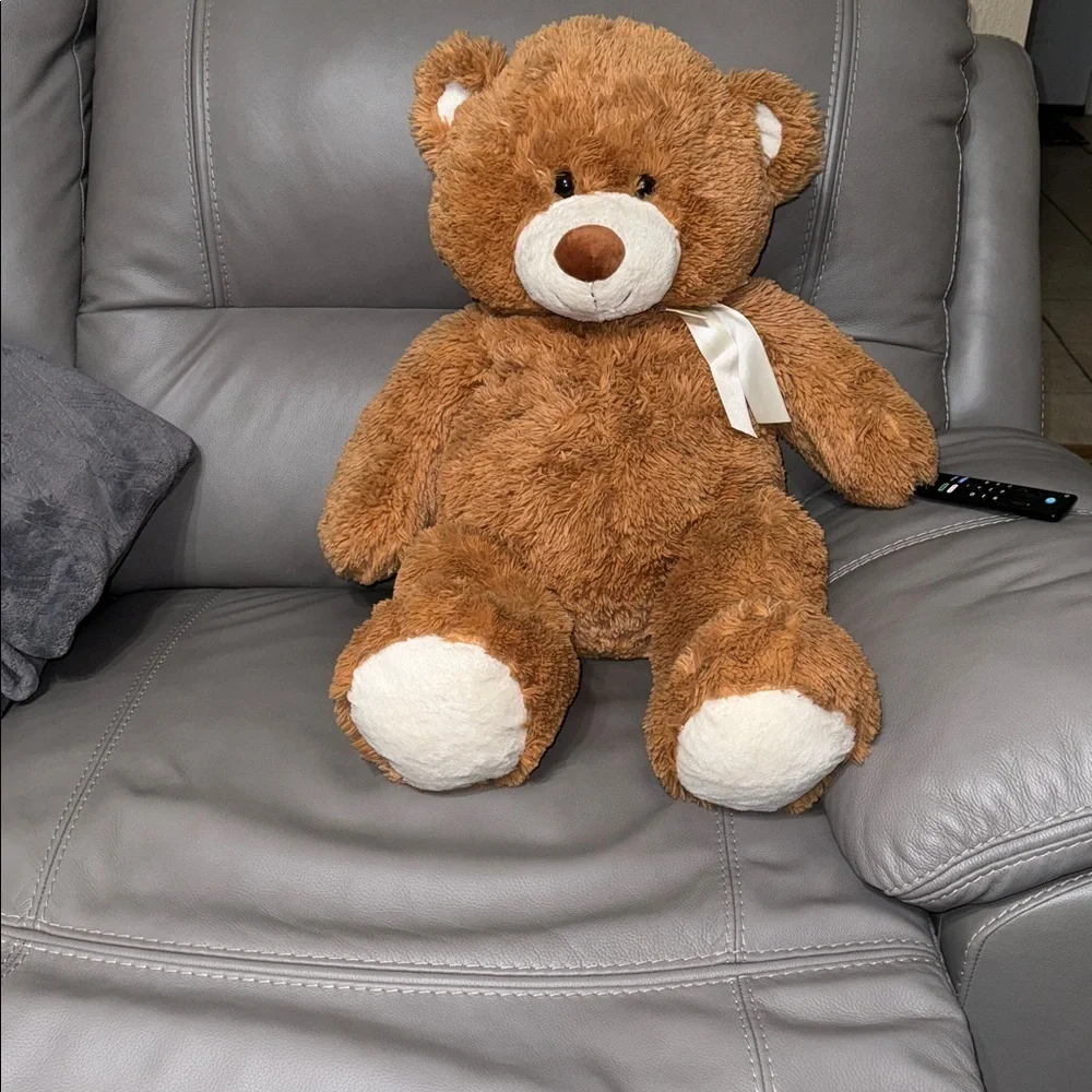 Large Brown Teddy Bear Plush 30 Inch Stuffed Animal - Picture 3 of 10